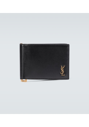 Saint Laurent Tiny Cassandre leather wallet