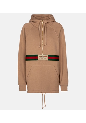 Gucci Logo cotton hoodie