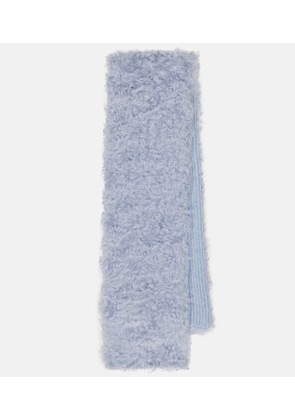 Miu Miu Mohair, cotton and virgin wool scarf