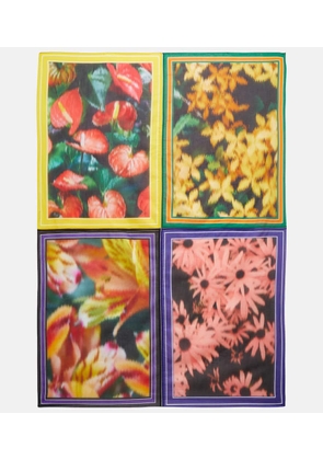 Dries Van Noten Printed cotton scarf