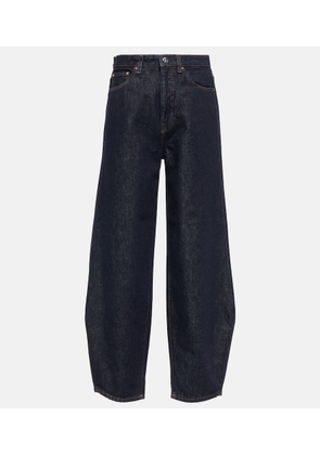 Toteme High-rise barrel-leg jeans