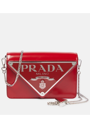 Prada Small logo leather crossbody bag