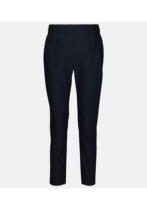Brunello Cucinelli Cotton-blend tapered pants
