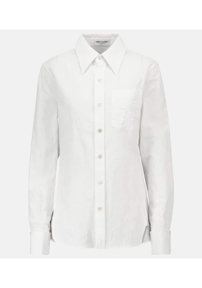 Saint Laurent Cotton and linen shirt