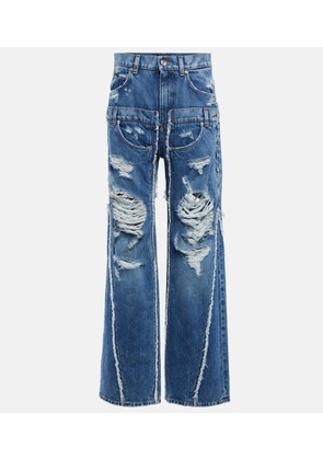 Dolce&Gabbana x Kim patchwork ripped denim jeans