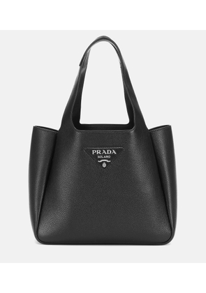 Prada Logo leather shoulder bag