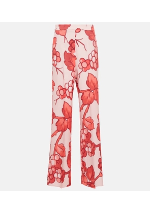 Etro Floral high-rise pants