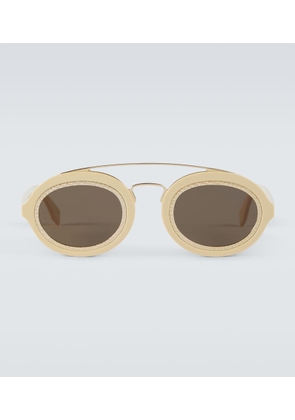 Fendi FF Around oval sunglasses