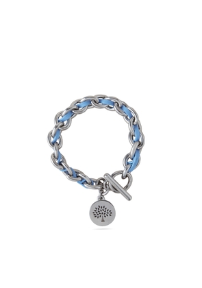 Mulberry Women's Small Medallion Leather Chain Bracelet - Cornflower Blue