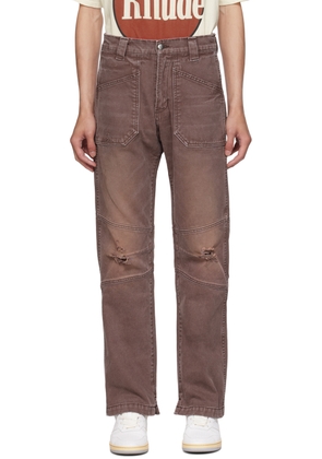 Rhude Brown Coltello Trousers
