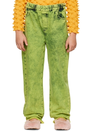 M'A Kids Kids Green Baggy Jeans