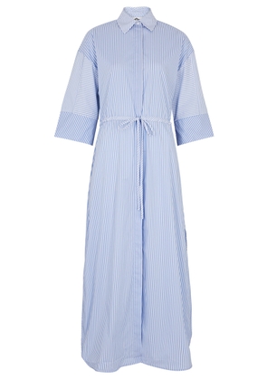 Evi Grintela Nori Striped Cotton Maxi Dress - Blue - S