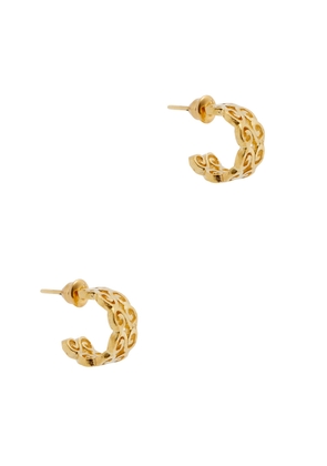Soru Jewellery Ariana 18kt Gold-plated Hoop Earrings - One Size