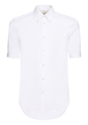 Cotton Blend Short Sleeve Shirt