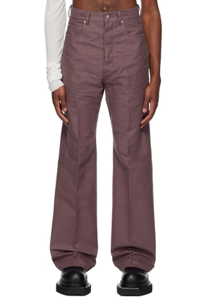 Rick Owens Purple Geth Trousers
