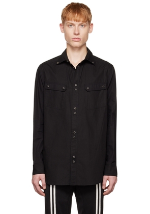 OPEN YY SSENSE Exclusive Black Double Snapped Shirt