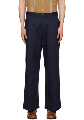 Universal Works Navy Sailor Trousers