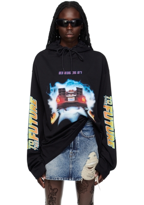 VTMNTS Black 'Back To The Future' Hoodie