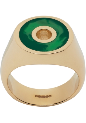 Ellie Mercer Gold Small Disc Ring