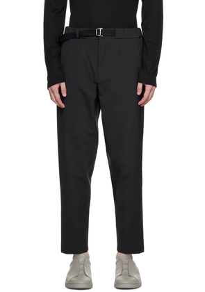 ZEGNA Navy Belted Trousers
