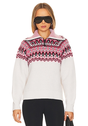 Bogner Fire + Ice Dory Sweater in White. Size L, XL, XS.