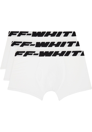 Off-White Three-Pack White Industrial Boxers