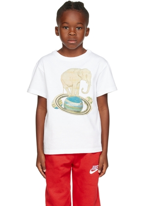 UNDERCOVER Kids White Elephant T-Shirt