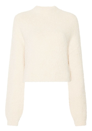 LAPOINTE wide-sleeved cropped jumper - White