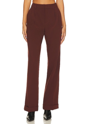 PAIGE Aracelli Pant in Brown. Size 4, 6.