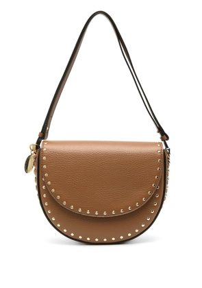 Stella McCartney medium Frayme studded shoulder bag - Brown