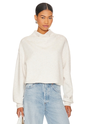 Varley Betsy Sweatshirt in Ivory. Size L, S, XS.