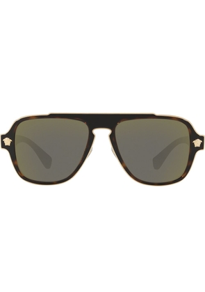 Versace Eyewear square sunglasses - Brown