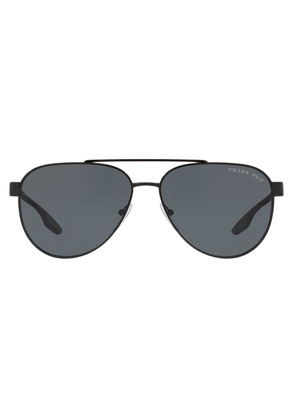 Prada Linea Rossa pilot-frame sunglasses - Black