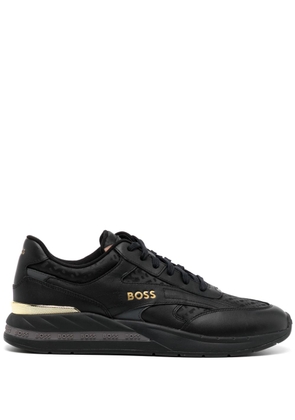 BOSS Kurt panelled sneakers - Black