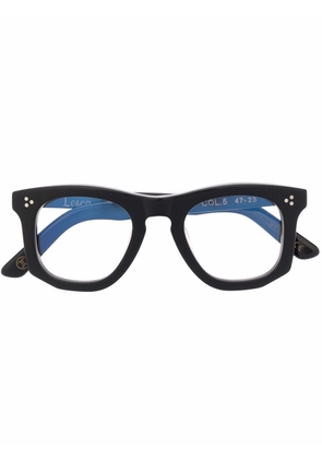Lesca Guru square-frame glasses - Black