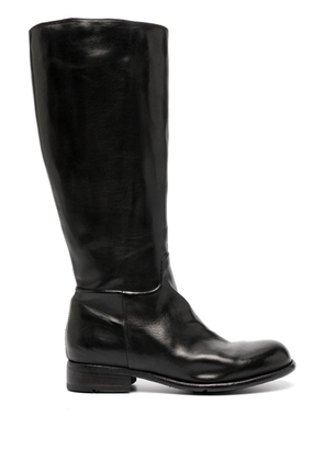Madison.Maison knee-length side-zip boots - Black