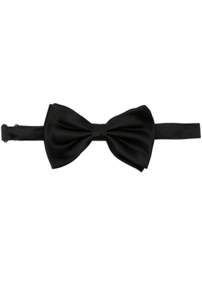 Lady Anne silk bow tie - Black