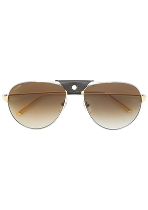 Cartier Eyewear Santos de Cartier sunglasses - Metallic