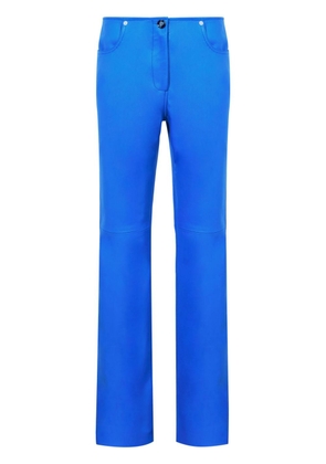 Proenza Schouler straight-leg leather trousers - Blue
