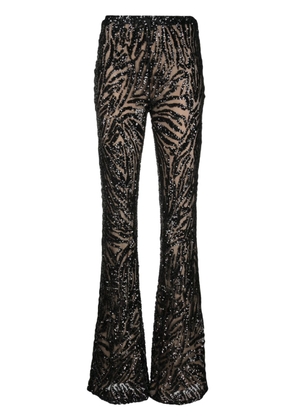 L'Agence Honor flared trousers - Black