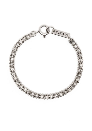 ISABEL MARANT crystal-embellished chain bracelet - Silver