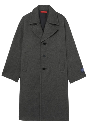 Commission single-breasted tailored coat - Grey