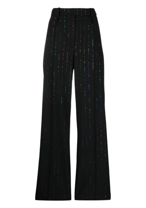 Alexandre Vauthier sequinned high-waisted trousers - Black