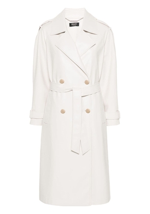 LIU JO double-breasted trench coat - Neutrals