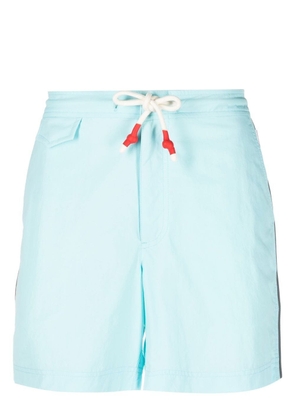 Orlebar Brown logo-patch swim shorts - Blue