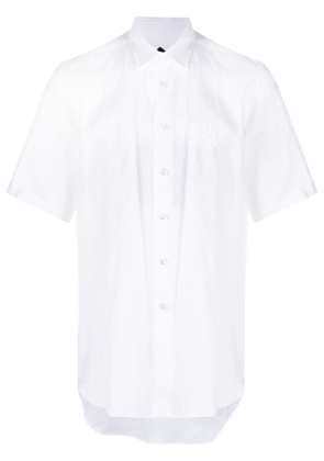 Billionaire Silver Cut linen shirt - White