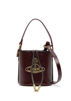 Vivienne Westwood Daisy leather bucket bag - Red