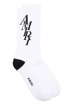 AMIRI Amiri Stack-jacquard socks - White