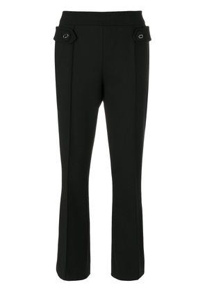 Prada cropped flared trousers - Black