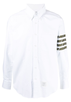 Thom Browne 4-Bar stripe sleeve shirt - 350 GREEN